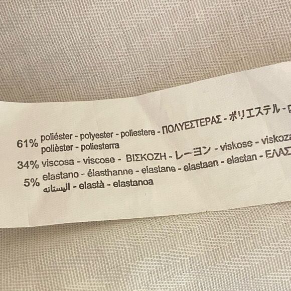 Zara - Tan Houndstooth Pants Trousers - size 30 (8) - Picture 4 of 7